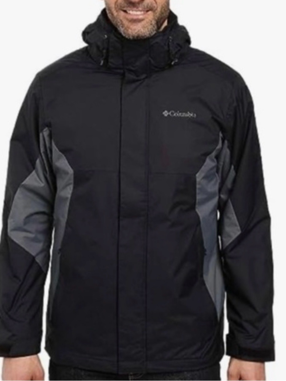 Columbia Men’s Black and Gray Ski Jacket with Hood
Brand New, Never Worn, No Tag